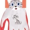 Talen Tools Kindertuinhandschoen 3-4 Jaar Poes 21 X 15 X 3 Cm -Talen Tools 8712448425834 1