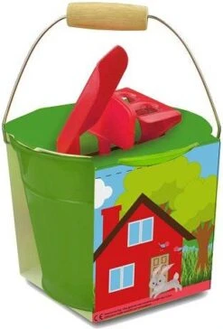 Talen Tools Emmertje Met Gereedschapsset Leeuw En Konijn 4-delig