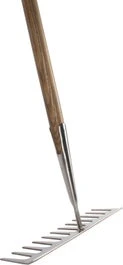 Talen Tools Dutch Garden Tuinhark Naturel / Zilver 8,5 X 29,5 X 165 Cm
