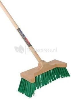 Talen Tools Bezem Buldozer Met Houten Steel