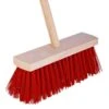 Talen Tools Bezem Rood 28 Cm Met Beugel En Houten Steel 120 Cm