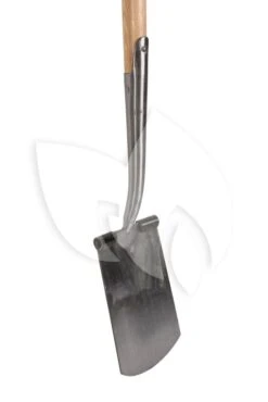 Talen Tools Spade 16 Cm Blank Geslepen Met Opstap En Houten Steel 90 Cm