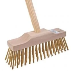 Talen Tools Tuinbezem Groot Met Messing Haren En Steel