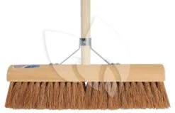 Talen Tools Zachte Bezem Van Kokosvezel 40 Cm Houten Steel 150 Cm